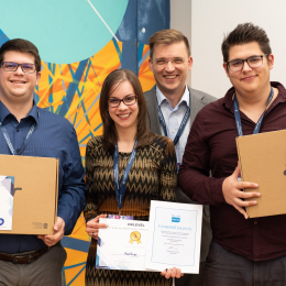 Egy újabb kiváló hallgatói siker - HUB COLLABORATION Hackathon verseny