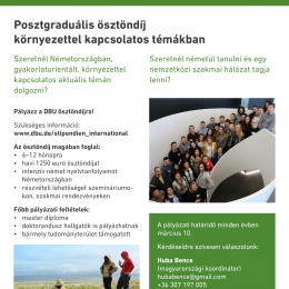 Posztgraduális ösztöndíj