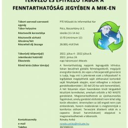 Nyári Gyermektáborok a MIK-en!